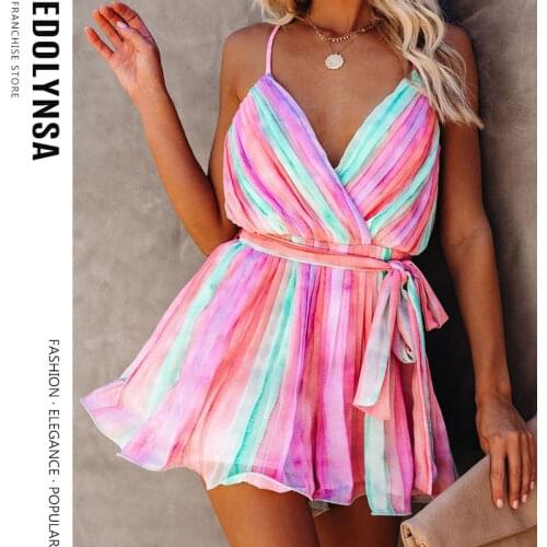 Летние платья мини EDOLYNSA China At AliExpress