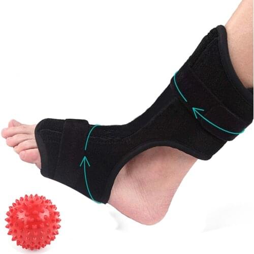 Elastic Dorsal Night Splint Foot Care Tool Adjustable Plantar Fasciitis Night Splint Foot Drop Orthosis Stabilizer Brace Support