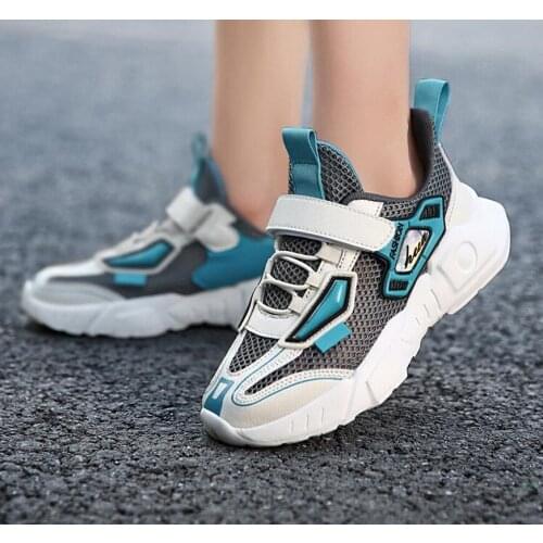 Fashion Kids Basketball Shoes Summer Breathable Sport Sneakers for Boys Non-slip Outdoor Jogging Sneakers Children Big Size28-39