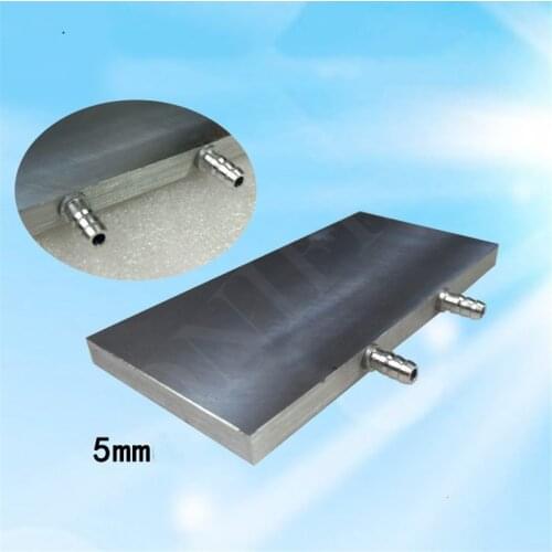 5 mm thick aluminum water-cooled head water cooling cold plate electronic refrigeration film guide cold block