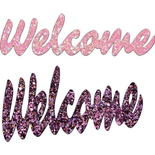 New Welcome Wooden Die Scrapbooking C2997 Cutting Dies Multiple Sizes Compatible With Most Die Cutting Machines