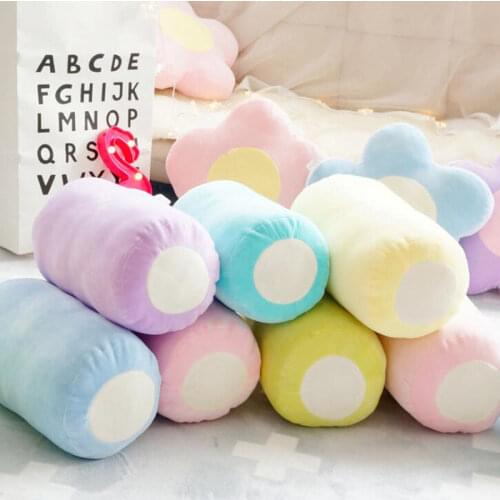 Plush Cotton Candy Pillow Fabric Home Living Room Sofa Cushion Crib Cotton Candy Decorative Pillow Appease Doll Children Gift