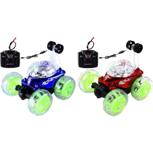 RC 4WD Car Stunt Remote Control Off Road Double Sided Car Toy for Kids