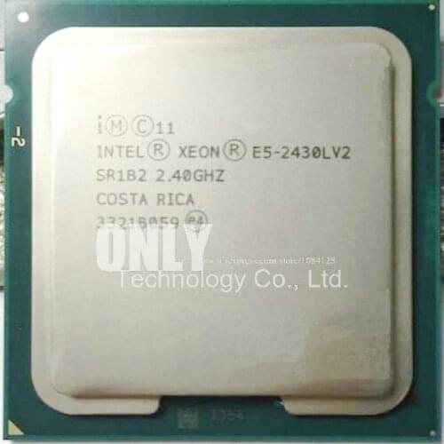 Free shipping Intel Processor E5-2430L V2 E5 2430L V2 Six-Cores Processor E5-2430LV2 LGA1356 Desktop CPU