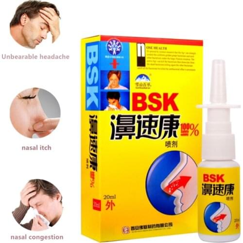 Powerful Sinusitis Rhinitis Spray Sinusitis Nasal Congestion Itchy Allergic Nose Medicine Spray Pointed Shape
