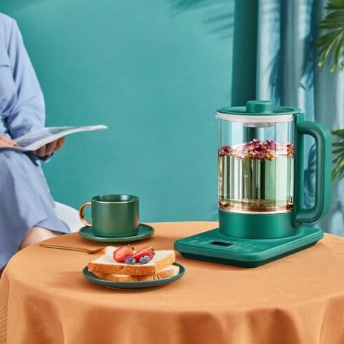 Glass Teapot 1.8L Big Transparent Borosilicate Heat-Resistant Large Clear Flower Set Puer Tea Kettle Office Home Tool Appliances