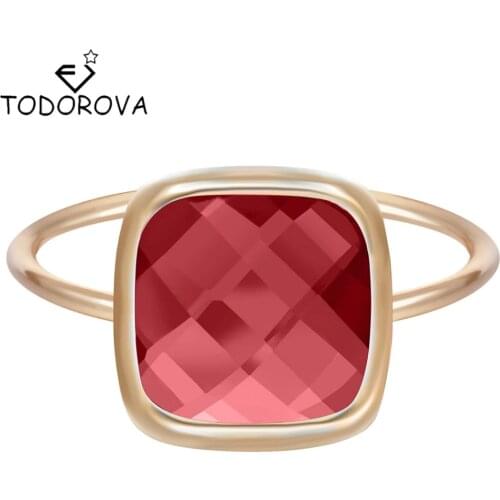 Кольца с кристаллами Todorova China At AliExpress