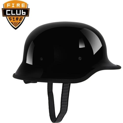 High-quality Summer Vintage Hard Hat Black Motorcycle Helmet Capacete De Moto High-quality Summer Vintage Half Helmet