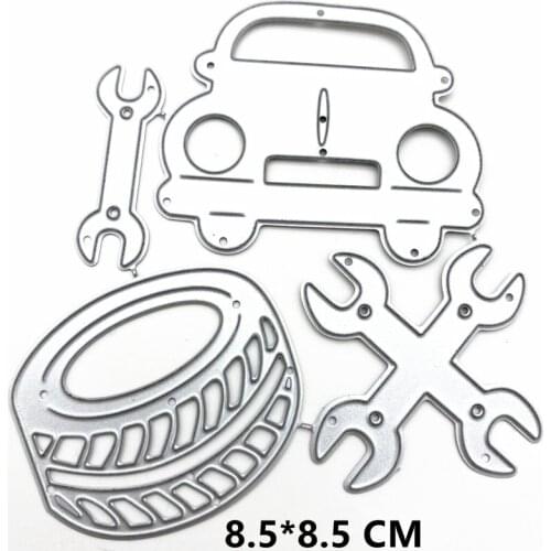 2021Tire tools Cutting Dies DIY Scrapbooking Embossing Paper Photo Frame Stamps Crafts Template Mould Stencils