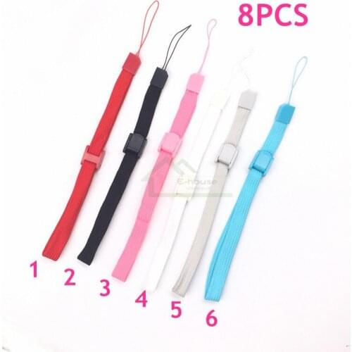 8pcs Adjustable Hand Wrist Strap Replacement for PS3 Move Motion Navigation Controller /Phone / Wii /PSV/3DS/NEW 3DSXL LL