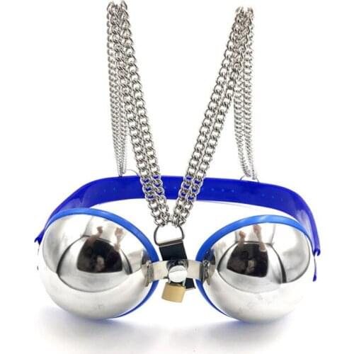 Stainless Steel Bra Female Chastity Device For Woman Breast Protection Limit Chastity Belt Cosplay Fetish Adult Games Sex Toys