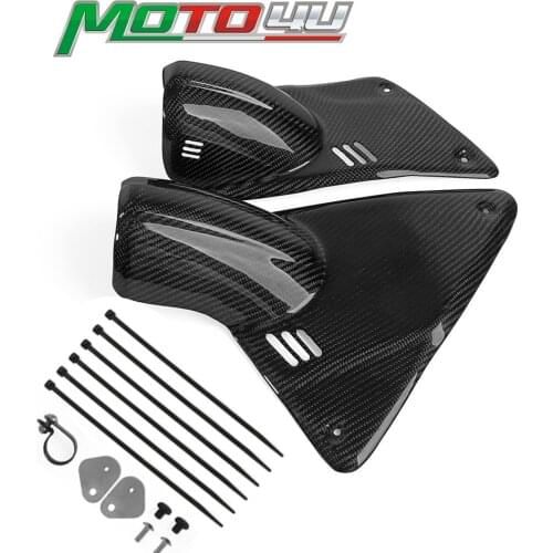 Real Carbon Fiber Motorcycle Airbox Cover Air Box Cover Protector Gloss Fairing For BMW R nine T R 9T RNINET Scrambler