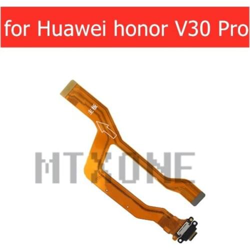 For Huawei honor V30 Pro USB Charger Connector Flex Cable Microphone USB Charging Dock PCB Board Flex Cable Repair Parts