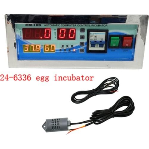 Poultry incubator XM-18D Multifunction Controller Temperature Humidity Incubator Automatic Egg Hatcher system 1set