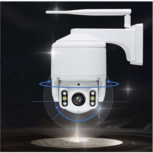 5.0MP Outdoor IP Camera Waterproof WIFI Video Surveillance Mini PTZ Camera Color Night Vision Face Detection Auto Tracking Onvif
