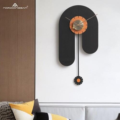 Creative Pendulum Hanging Wall Clock Modern Design Wall Watch Wall Clocks Wall Art Decor Reloj De Pared Home Decoration BI50WC