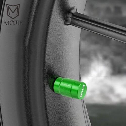Motorcycle CNC Vehicle Wheel Tire Valve Air Port Stem Caps Covers Plug For Kawasaki NINJA ZX14R ZX-14R ZX 14R ZX1400 2006-2019