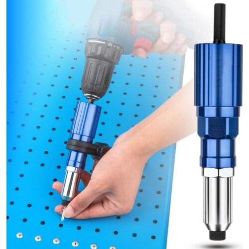 Metal Electric Rivet Gun Core pull riveting gun adapter Cordless riveting tool Insert Nut 2.4mm-4.8mm Pull Rivet Tool