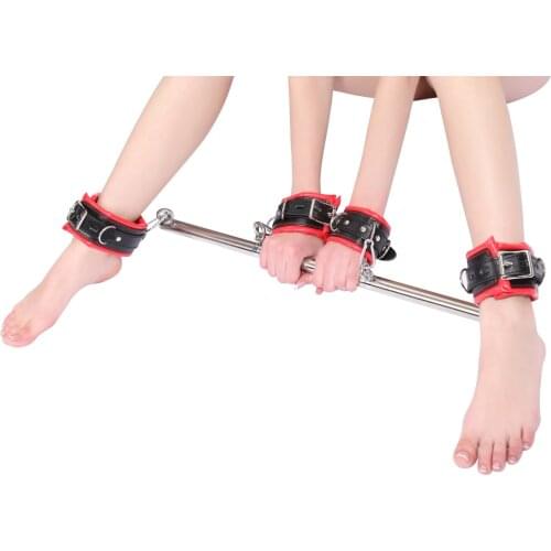 Bondage BDSM Games Set Detachable Rod Spreader Sexual Training Handcuffs Posture Fixed Submission Cosplay Sex Toys For Women Men