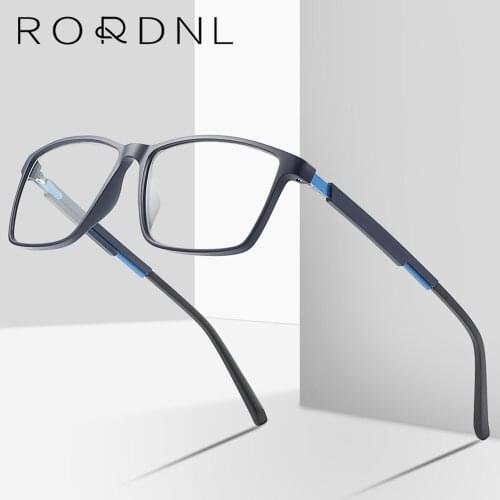Anti Blue Light Blocking Glasses for Men Anti Eyestrain Gaming Computer Eyeglasses Male UV Protection Blue Ray Clear Eyewear