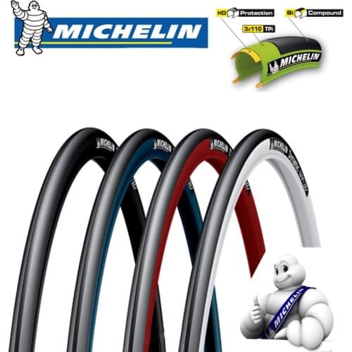 Michelin tire 700C Dynamic Road Bike Fixed Gear Tires multicolor ultralight slicks 700*23C Cycling bicycle tire accessories