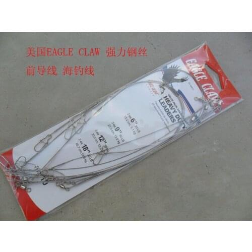 US EAGLE CLAW fishing line wire front wire 10 per package reinforced wire front wire fishing line