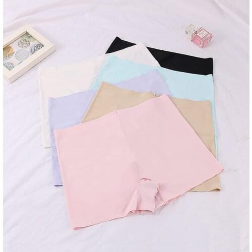 4Pcs Spring summer sexy Women Shorts women seamless Underwear seamless panties girl super Breathable Safety pants womens shorts