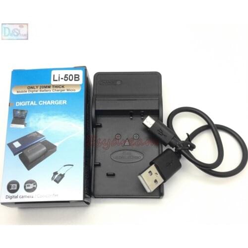 LI-50C LI 50C USB Charger for Olympus LI-50B 50B LI50B LI-92B 92B BK1 Battery Digital Camera SZ-30MR TG-820 VH-410 VH-510 VR-340
