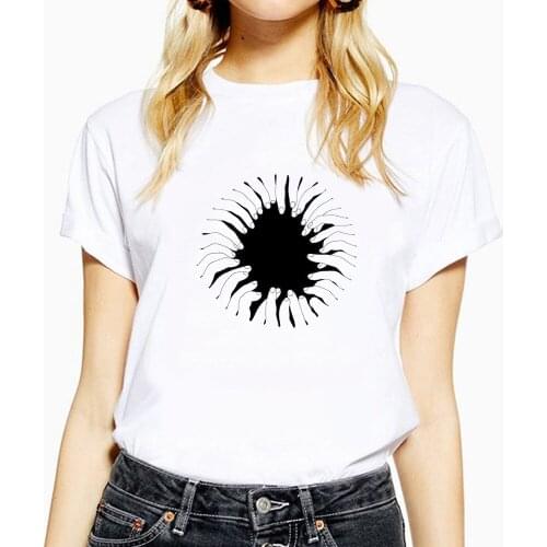 Hands Print Women T Shirt Aesthetic Harajuku Ulzzang Graphic 90s Summer Top T-shirt T-shirt Femaale Clothes