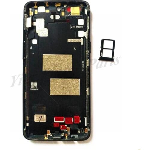 1Pcs For Oneplus 5 New Back Cover Back Battery Housing For Oneplus five Replacement Parts With Side Button and Sim card tray