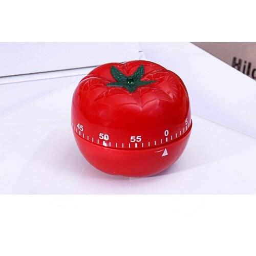 1PC New Kitchen Timer Fashion Cute Indoor Tomato Mechanical Countdown Timer Reminder Cooking Tools Kitchen Tools OK 0593