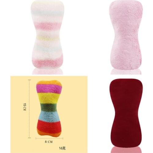1pc Bone Squeaking Pet Dog Toy Soft Plush Puzzle For Dogs Toys Chew Simulation Bone Shape Cartoon Dog Squeaky Toy Accessories