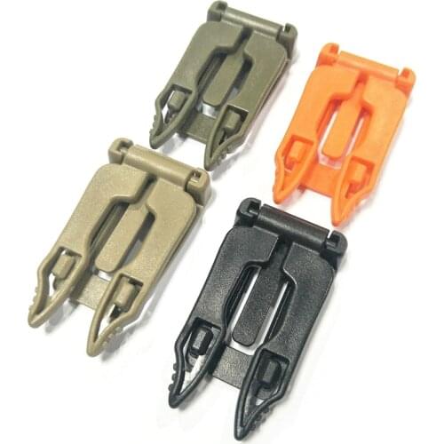 2PCS Carabiner Clip Buckles Outdoor Survival EDC Multi Tool Molle Strap Backpack Bag Webbing Connecting Buckle Clip Camping Gear