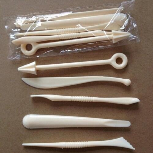 5 Pcs/Set Polymer Clay Tools Children Babies Polyform Sculpey Oven Bake Plastic Tools Set For Shaping Wholesale