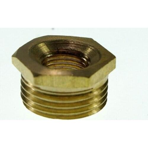 5PCS Brass 1/2''Male x 3/8" Female BSPP Adapter Reducer