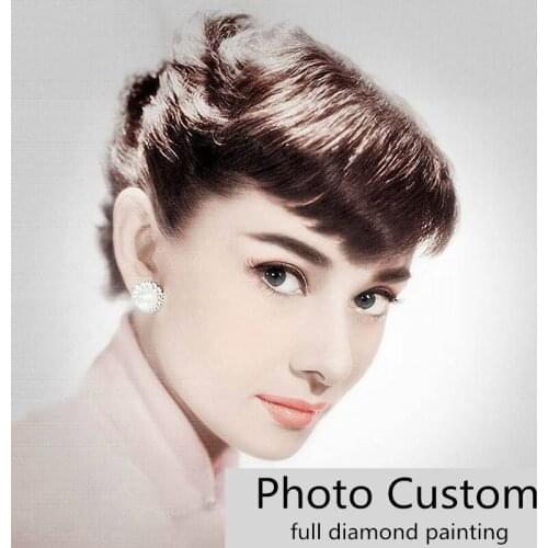 Photos Custom Diamond Painting Full Drill Square/Round Diamond Embroidery Make Your Own Picture Of Rhinestones Diamond Mosaic