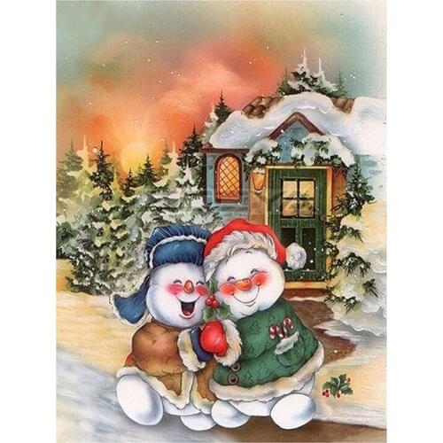 Snow Bros house Diamond Painting Cartoon children Full Drill 5D Nouveaute DIY Mosaic Embroidery Cross Stitch home decor