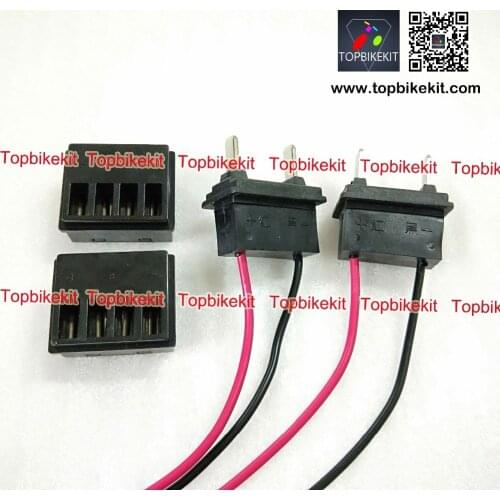 2pcs Silver Fish battery case ebike Discharge Connector male + felmale for Silver Fish Battery case discharge connector