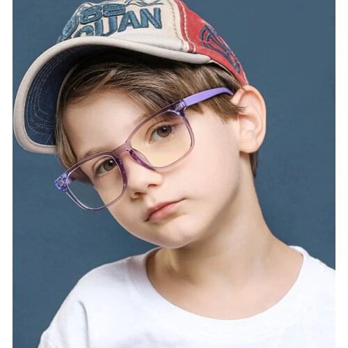Glasses Childrens Kid Anti Computer Blue Laser Fatigue Baby Eyeglasses Goggles TR90 Optical Children Glasses Frames V8297