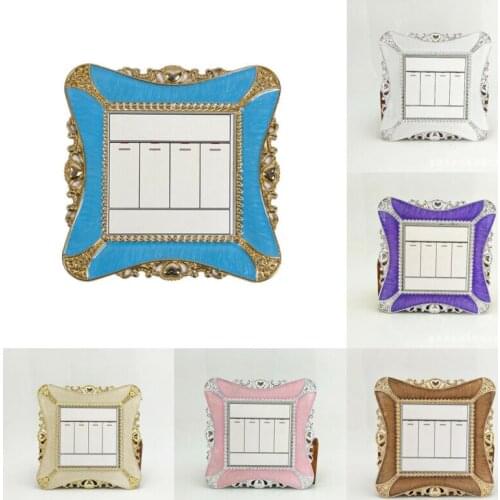 Home Switch Cover Square Shape Switch Wall Light Socket Stickers Room Decoration Sticker bulldog frances Switch Cover
