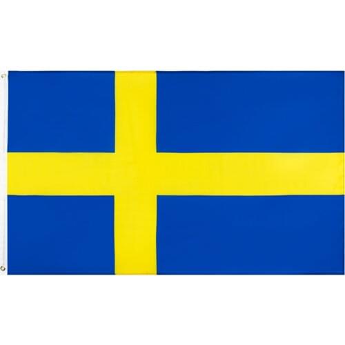 Flaglink 90*150cm se Konungariket Sverige sweden Flag