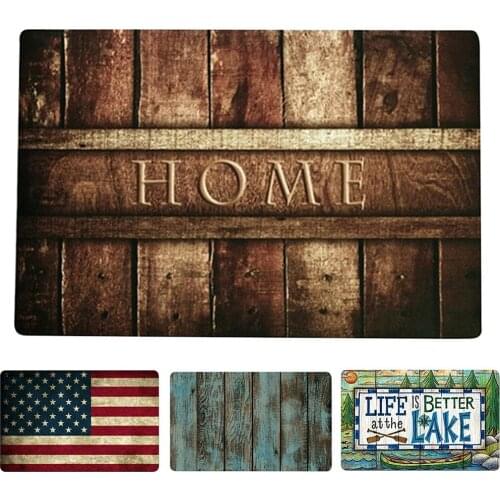 40*60 Welcome letter Print Doormats Indoor Entrance Floor Mat Anti Slip Floor Mats for Living Rooms Bathroom Kitchen Doormat