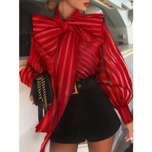 Женские рубашки в полоску Lucakuins China At AliExpress