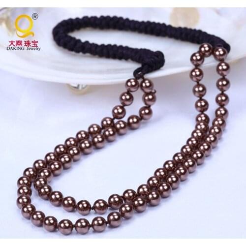 South Sea Shell fashion Pearl Necklace Free shipping Beautiful girls and mother jewelry gifts