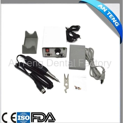 Strong 90 Micromotor Hand Polishing Polisher Dental Lab equipment, 220V 0-35000 rpm with 102 Handpiece for jewelry