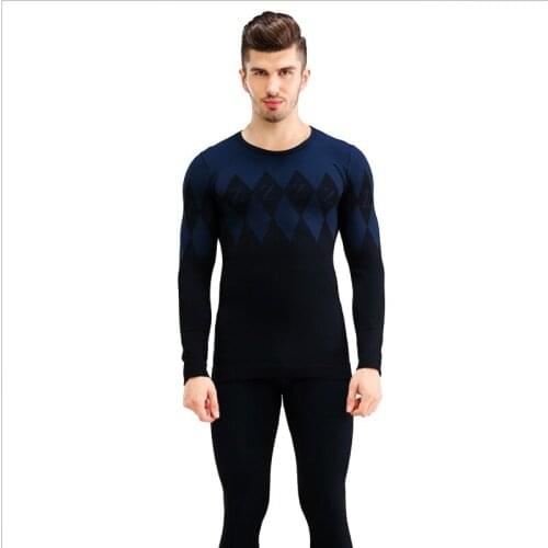 2020 Mens underwear warm sleeve round neck heating cotton sweater thin thermal underwear