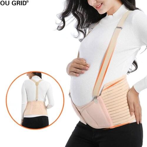 Maternity Belt, 3D Design Elastic Maternity Belly Band Pelvic Pressure Relieving Pregnancy Support