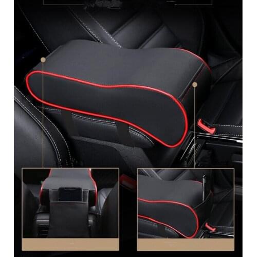 Universal Leather Car Central Armrest Pad Auto Center Console Arm Rest for Suzuki GRAND SX4 SWIFT LIANA infiniti EX25 EX35 EX37
