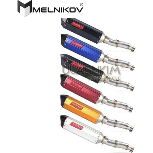 Motorcycle Full Exhaust System Muffler Escape Slip On For YAMAHA Tricker XG250 XT250 XG XT 250 CC Middle Pipe Adapter Exhaust