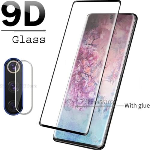 9D Camera Glass For Samsung Galaxy Note 10 Plus Tempered Glass Screen Protector on For Samsung Galaxy Note10 Pro S10 Plus Glass